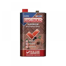 Everbuild Resiblock Block Paving Sealer Superior Gloss 5 Litre
