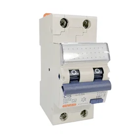 Gewiss Jordfeilautomat 15A 2-pol C-kar GW95232