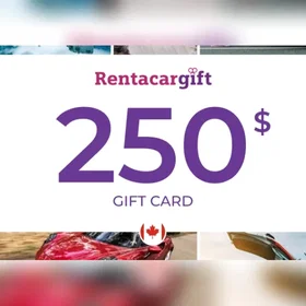 RentacarGift Gavekort 250 CAD