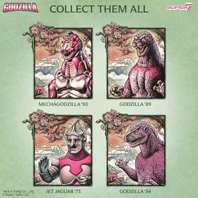 Super7 Godzilla ReAction Figure Cherry Blossom Festival