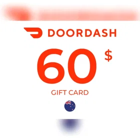 DoorDash Gavekort 60 AUD