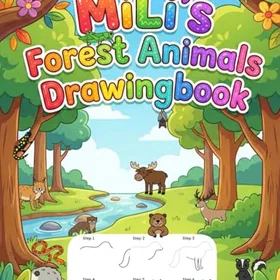 MiLi Forest Animals Ritningsbok