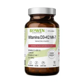 Biowen Vitamine D3+K2 Forte 4000IU 90 Gélules