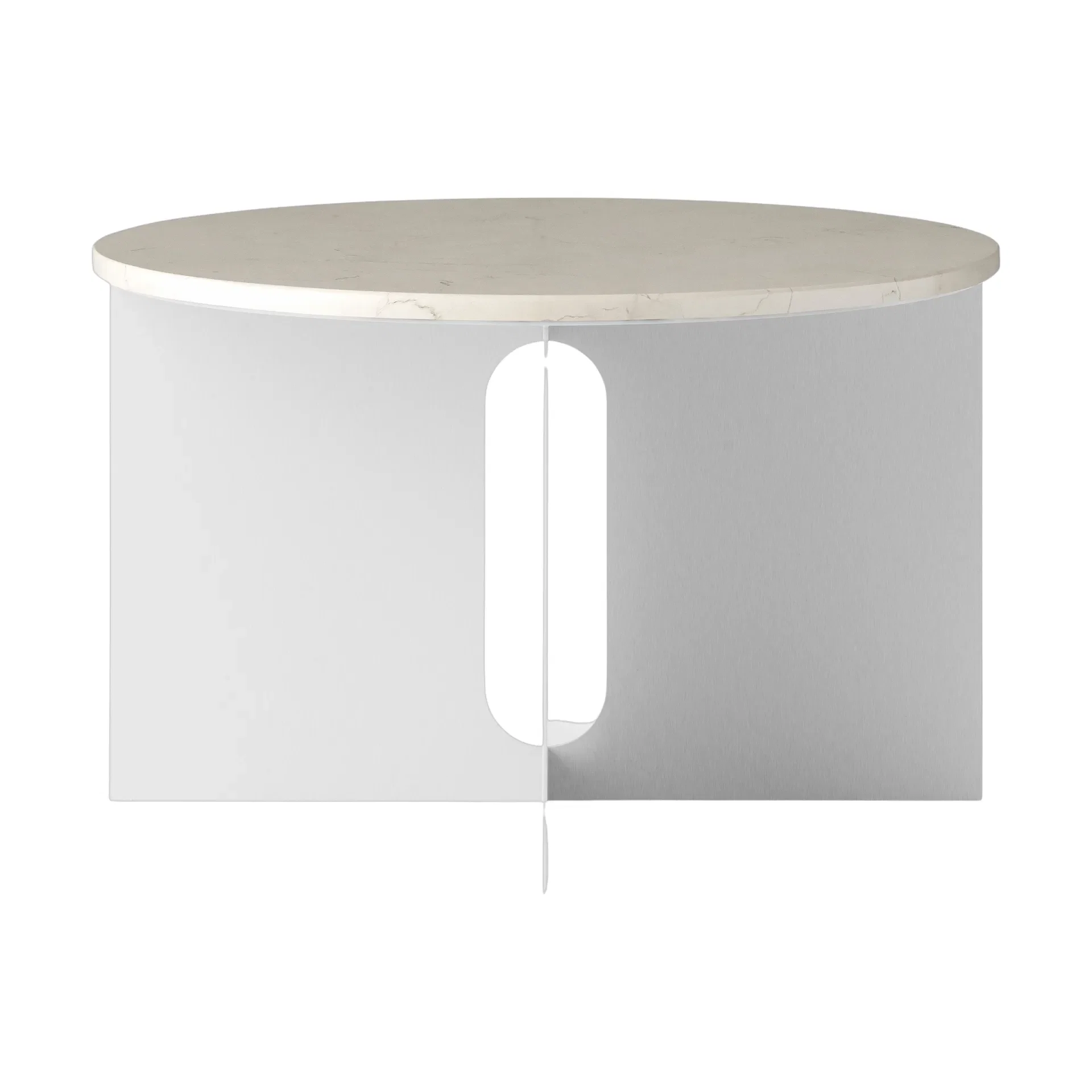 Audo Copenhagen Accent Table Androgyne Crystal Rose Ø65 cm
