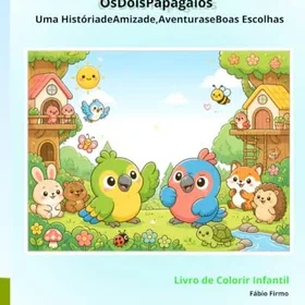 Independently Aventura Para Colorir Os Dois Papagaios Färgläggningsbok