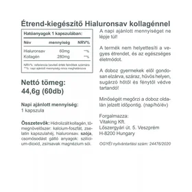 Vitaking Collagen + Hyaluronic Acid 200mg 60 Kapslar