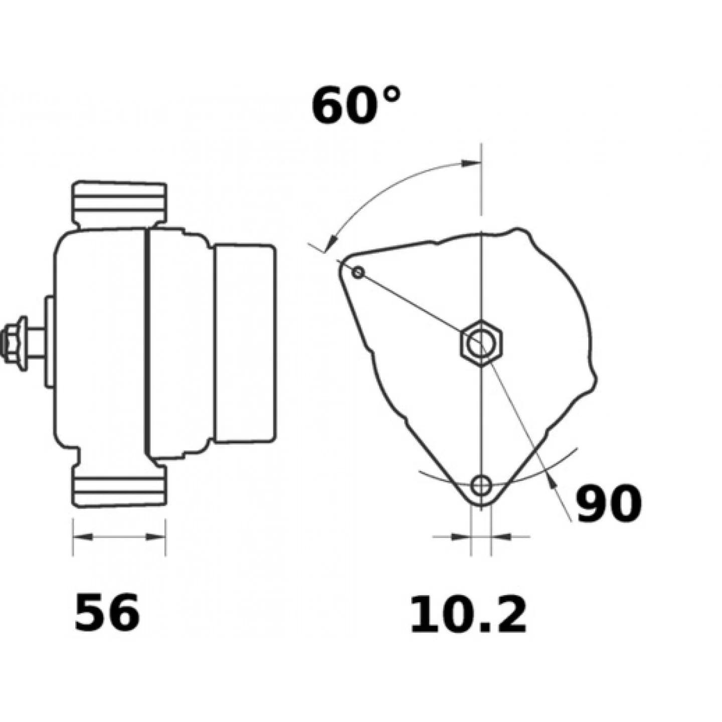 Mahle Original Alternator MG 329