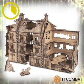 TTCombat 1/28 The City, Corner And Dilapidated Rowhouse Destroyed (TTSCW-WAR-083