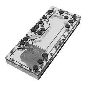 Ek Inter EK Quantum Reflection3 Uni Distro Plate 300 D5 D-RGB Plexi Pump / Reser