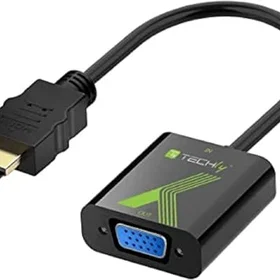 Techly IDATA HDMI-VGA2 HDMI liitäntä S-VGA D-Sub15 M/F Adapter