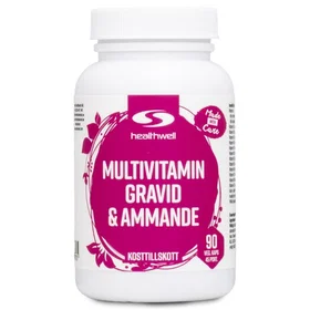 Healthwell Multivitamin Gravid & Ammande 90 Kapsler