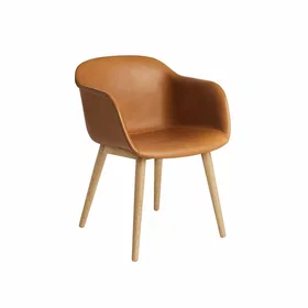 Muuto Fiber Cognac Refine Armlæn