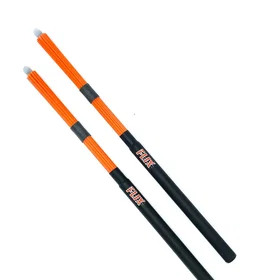 Flix Pointe Orange Baguettes de Bâton de Tambour Pinceau