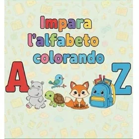 IMPARA L' Alfabeto Colorando Färgläggningsbok för barn