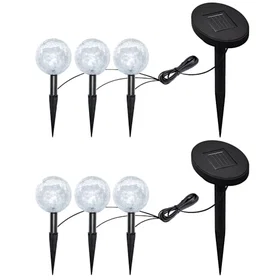 vidaXL Solar Bowl 6-pack