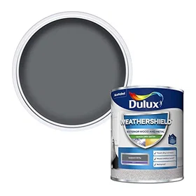 Dulux Weathershield Exterior Satin Paint Gallant Grey 0.75L
