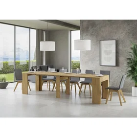 Itamoby Konsolbord Förlängningsbart 90x49/307 cm MDF Extra Naturligt