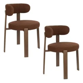Boîte Robyn Chaise à manger Métal 2-Pack