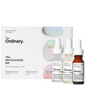 The Ordinary The Mini Essentials Set Gave Sæt (Lysende og Hudbarriere Reparerend