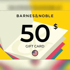 Barnes and Noble Gavekort 50 USD