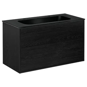 Gustavsberg Artic Vanity Cabinet 100cm Black (GB71ACVU10TK382)