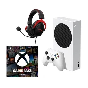 Microsoft Xbox Series S 512 GB Game Pass Essential & HYPERX Cloud II Pro 7.1 Gam