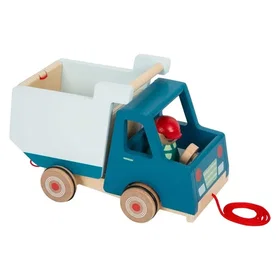 Small Foot Pull-Along Dump Truck Marcheur