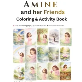Amine och Hennes Vänner Färgläggnings- och Aktivitetsbok