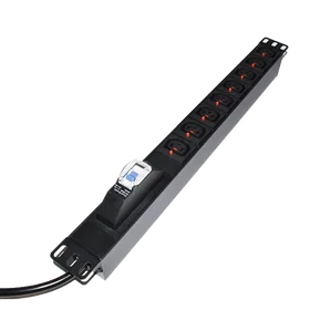 Linkit 19" Power Rail 8xC13 Lockable PDU-C20X8C13L-2M