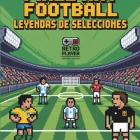Pixel Art Football: Leyendas de Selecciones Färgläggningsbok