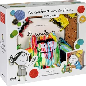 GLENAT Coffret Couleurs Des Émotions Pop-Up Et Peluche Multicolore