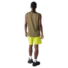 Yonex Ärmlös Badminton Topp Herr Beige