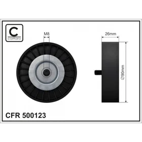 CAFFARO Ohjauspulvääryn 500123